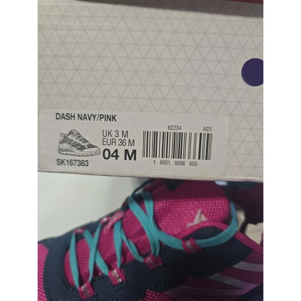 Saucony Dash Navy Pink Girls Athletic Shoes Big Kids Sneaker SK167383 Size 4M